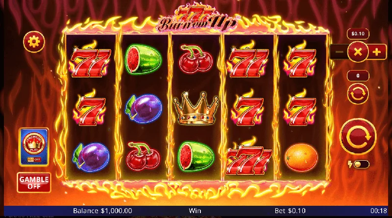 777 Burn 'Em Up Screenshot