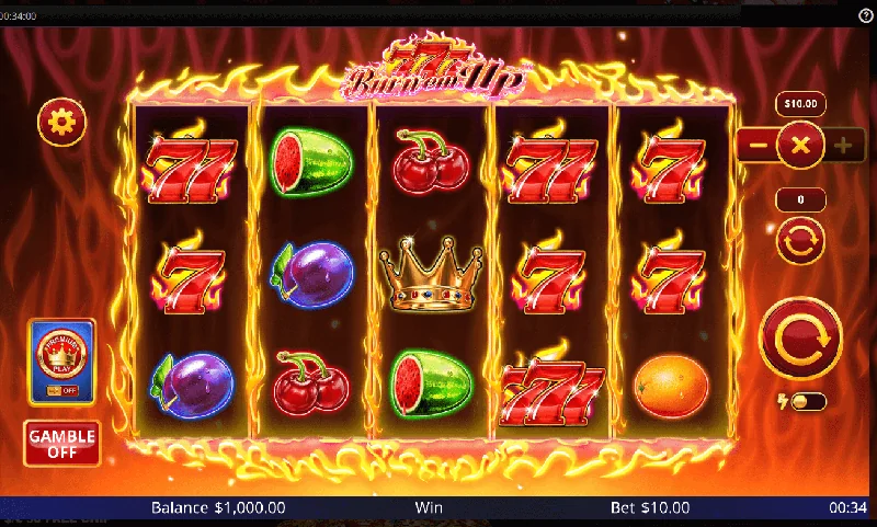 777 Burn 'Em Up Screenshot