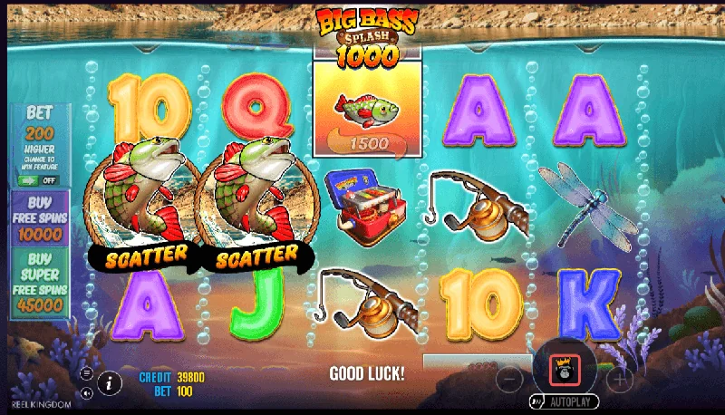 Big Bass Splash 1000 Screenshot