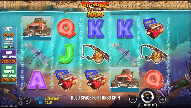 Big Bass Splash 1000 Screenshot