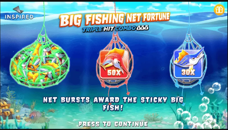 Big Fishing Net Fortune Screenshot