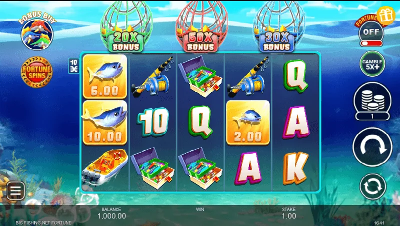 Big Fishing Net Fortune Screenshot