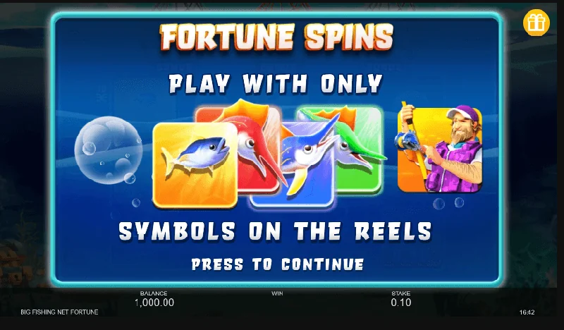 Big Fishing Net Fortune Screenshot