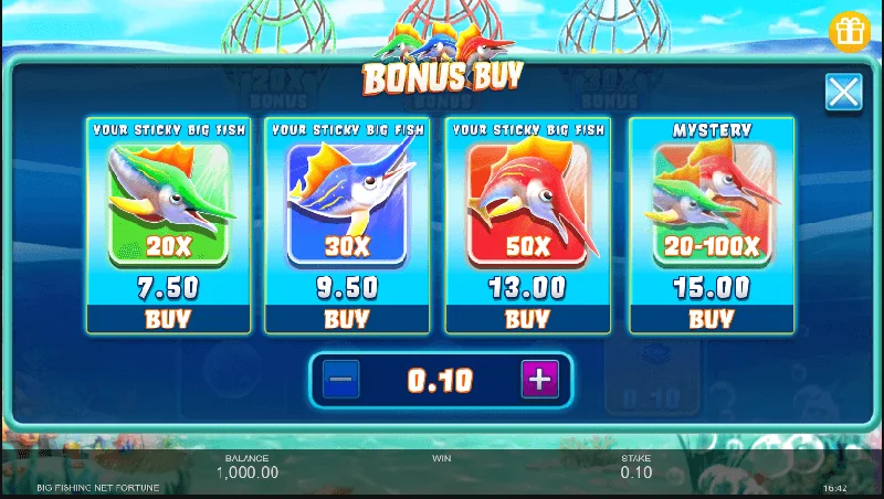 Big Fishing Net Fortune Screenshot