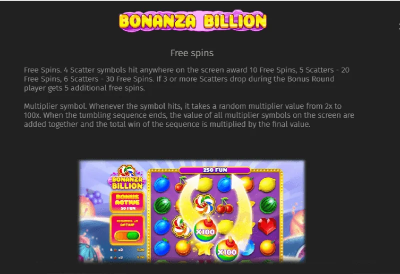 Bonanza Billion Screenshot