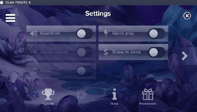 pirots 4 Screenshot