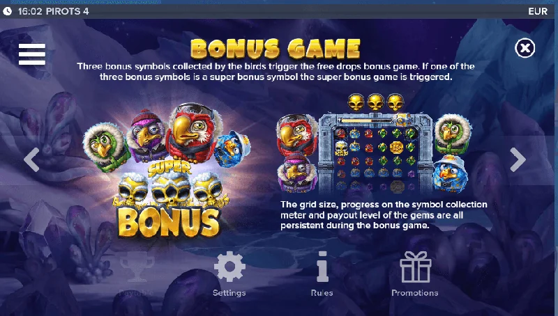 pirots 4 Screenshot