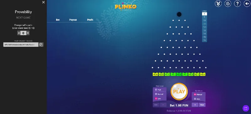 Plinko Screenshot