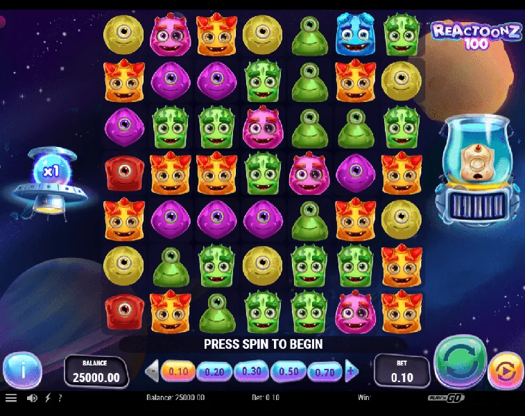 Reactoonz 100 Screenshot