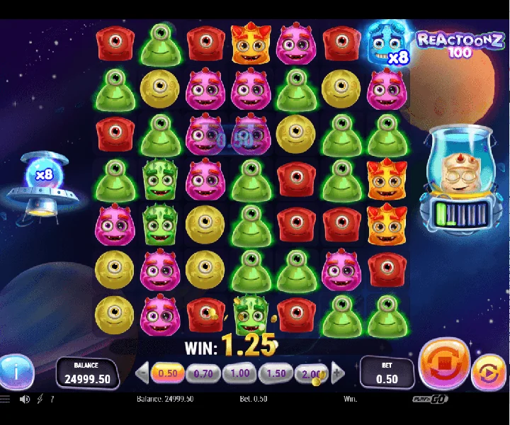 Reactoonz 100 Screenshot