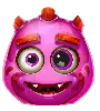 Reactoonz 100 Rosa Zweiäugiges Symbol