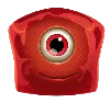 Reactoonz 100 Rotes Einäugiges Symbol