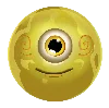 Reactoonz 100 Gelbes Einäugiges Symbol